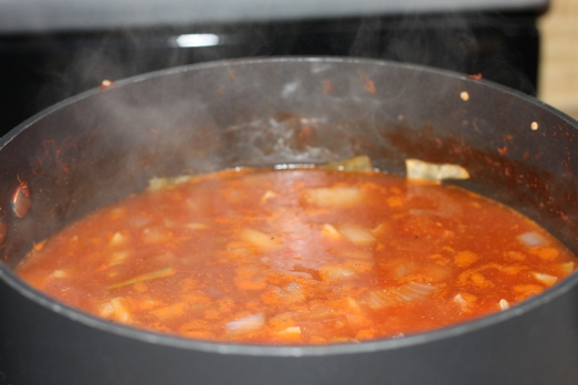 Here is the Miracle Soup cooking!
